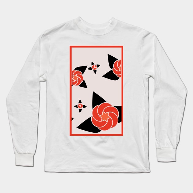 Plain Peony Long Sleeve T-Shirt by Nishinegi